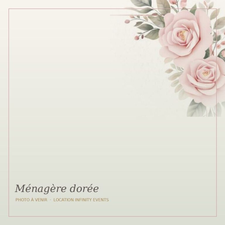 Ménagère dorée (couteau, fourchette, cuillère)