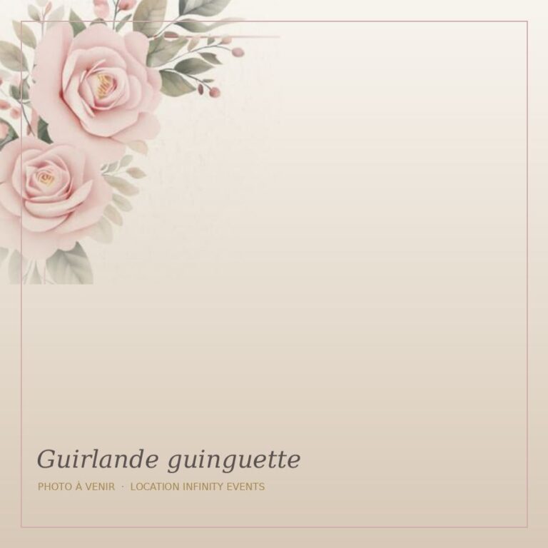 Guirlande guinguette 10 m