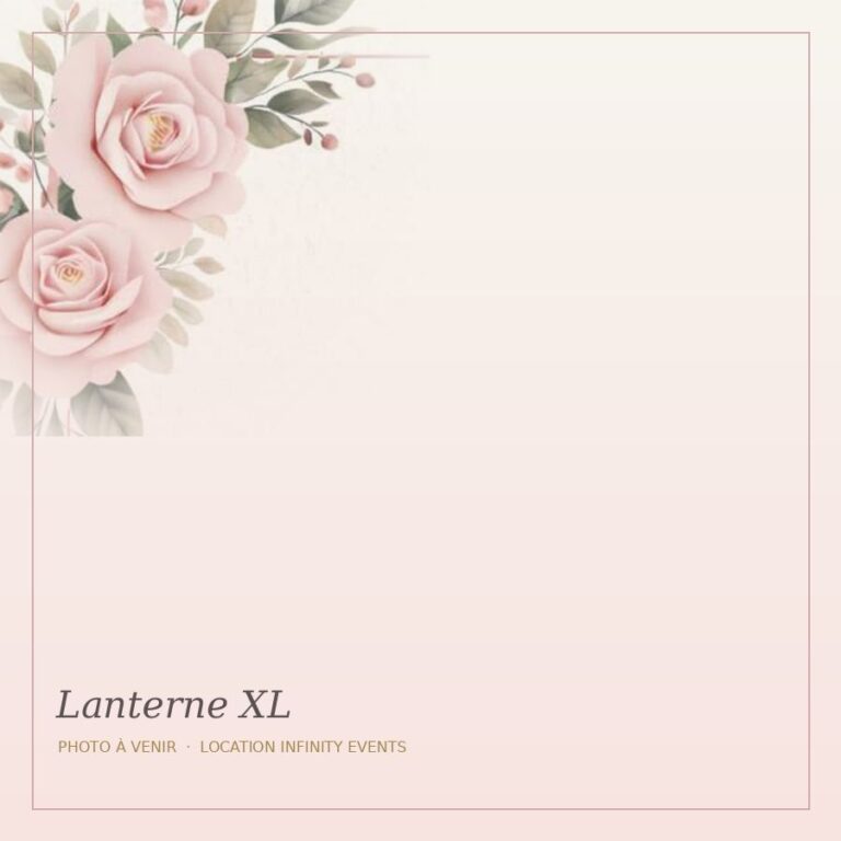 Lanterne marocaine XL